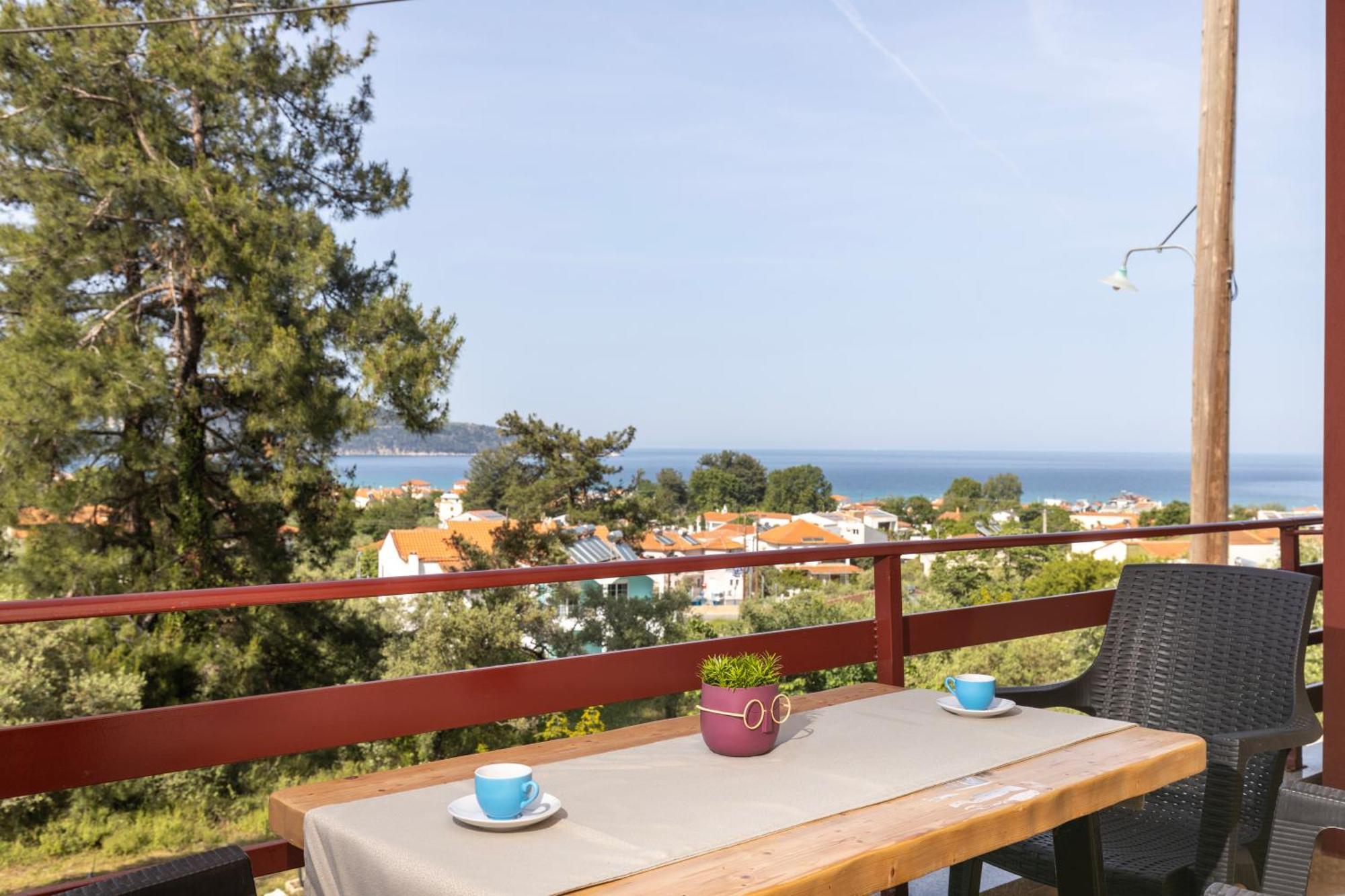 Antigone View Apartments Skala Potamia Exterior foto